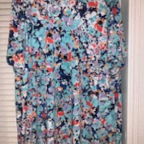 George Plus Size Floral Print Grannycore Top Size 4x - Picture 2 of 8